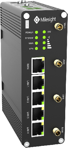 UR35-L04EU-G-P-W - Industrial Cellular Router (3G, 4G, GPS, WiFi, PoE, 1xWAN, 4xLAN)