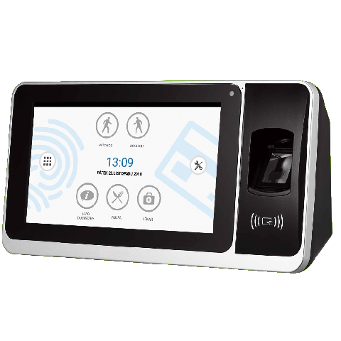 OB2000 RFID & PIN Punching Capability Citadel Cloud-Based Touchscreen Time Clock with Biometric Finger Scan 